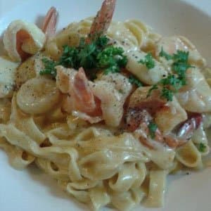 Fresh Italian Carbonara and Bolognese Pasta