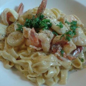 Fresh Italian Carbonara and Bolognese Pasta